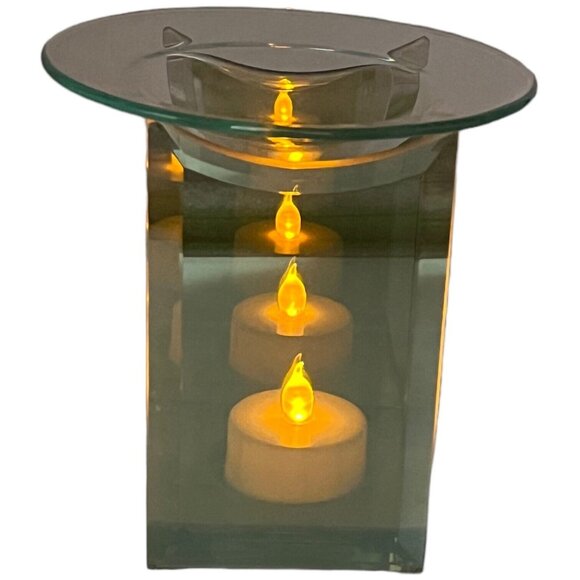 PartyLite Infinite Reflections Aroma Melts Warmer Candle Heat Decor Mirror P9226 - Picture 9 of 16